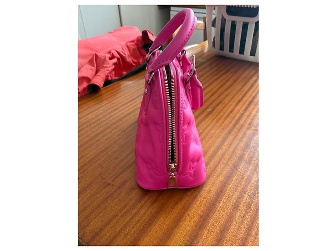 Louis Vuitton Borsa Alma Bubblegram Pelle Rosa - vista 2