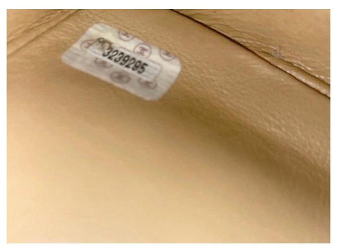 Timeless Borsa Tote Chanel Classica Intramontabile Beige Pelle d'Agnello - vista 10