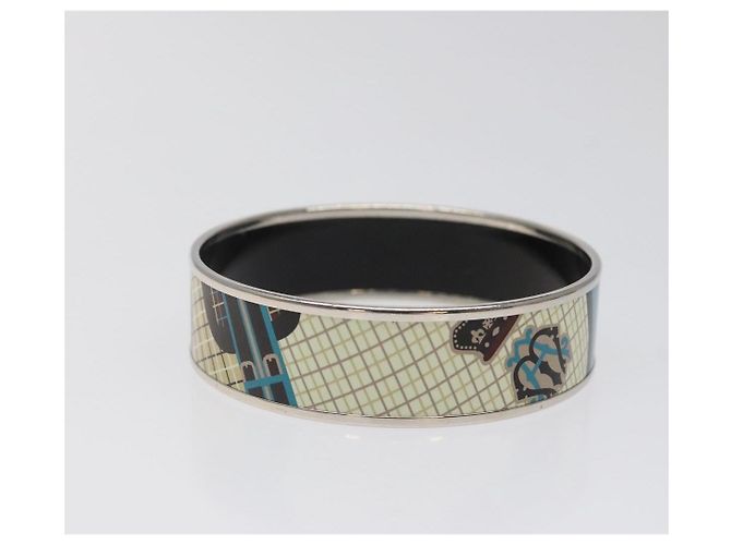 Bracciale Hermès Caleche in smalto largo - vista 4