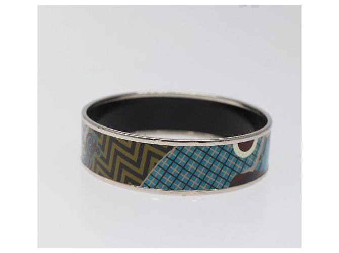 Bracciale Hermès Caleche in smalto largo - vista 5