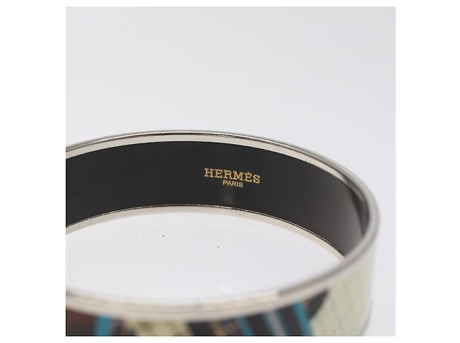 Bracciale Hermès Caleche in smalto largo - vista 6