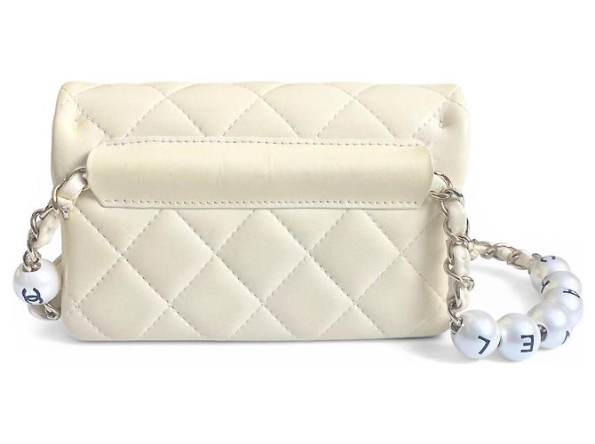 Chanel My Precious Pearls Mini Borsa Cintura in Pelle Matelassé - vista 8