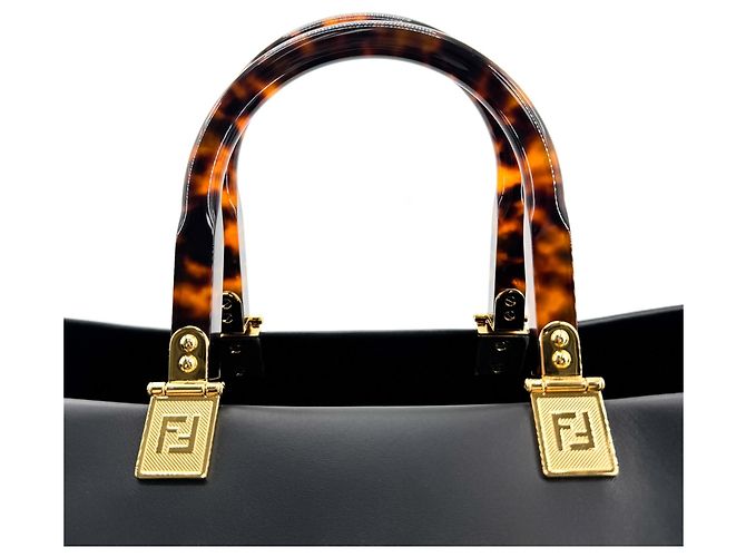 Fendi Sunshine Shopper aus Leder Medium - Ansicht 7