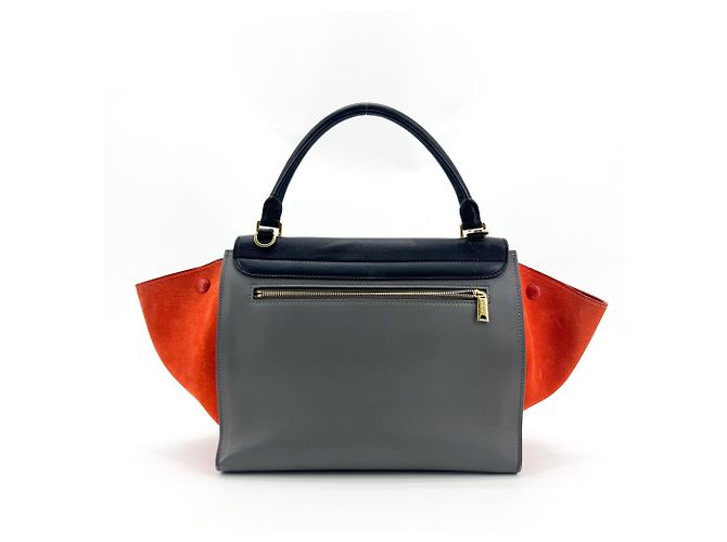 Céline Celine Tricolor Trapeze Leather Medium - view 2