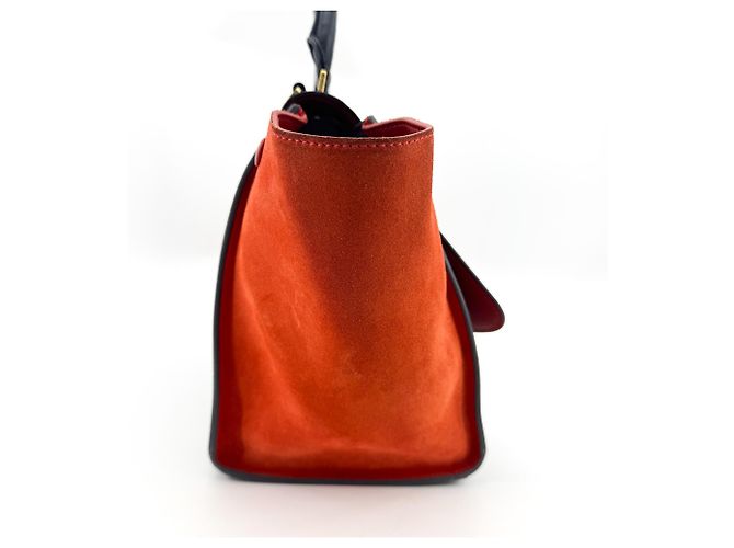 Céline Celine Tricolor Trapeze Leather Medium - view 4