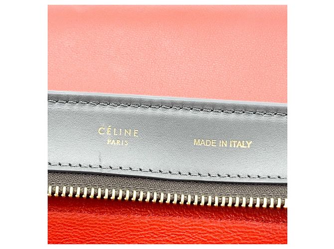 Céline Celine Tricolor Trapeze Leather Medium - view 6