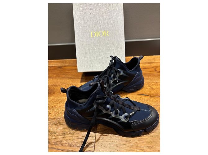 Baskets Christian Dior D-Connect Bleu Foncé - vue 4