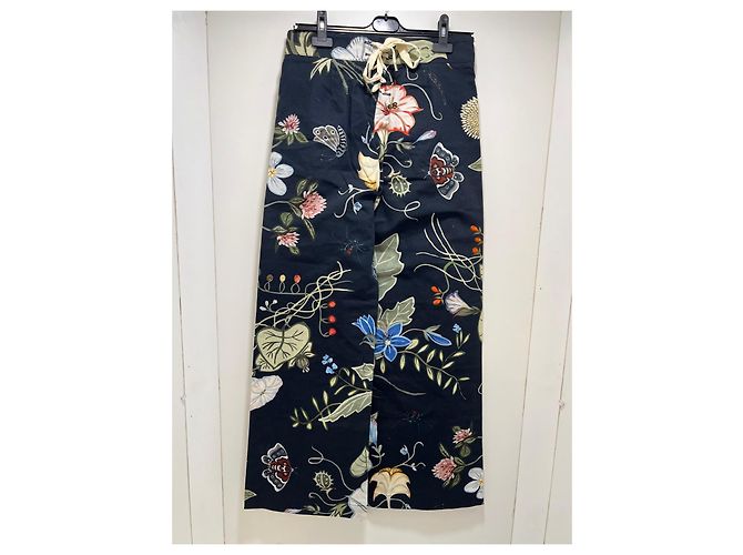 Pantalones Gucci con estampado floral - vista 4