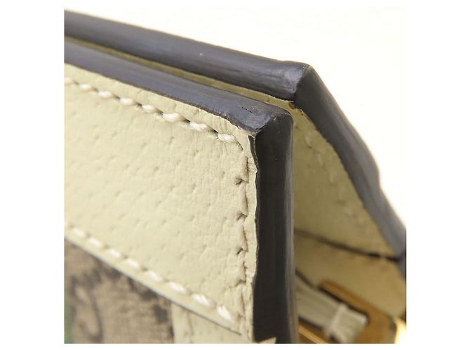 Borsa a tracolla piccola con catena Gucci GG Flora Ophidia - vista 15
