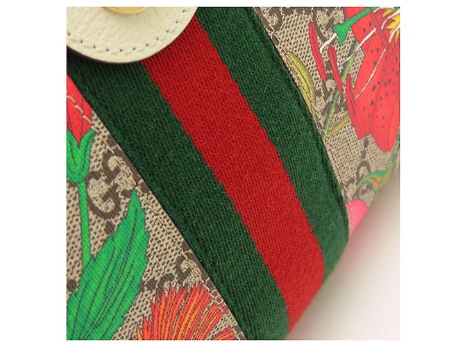 Borsa a tracolla piccola con catena Gucci GG Flora Ophidia - vista 21