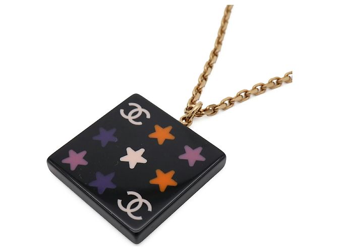 Collana Pendente Chanel Square Coco Mark Star - vista 4