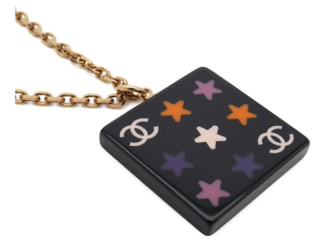 Collana Pendente Chanel Square Coco Mark Star - vista 5