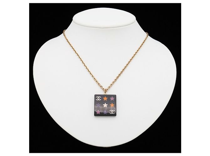 Collana Pendente Chanel Square Coco Mark Star - vista 7