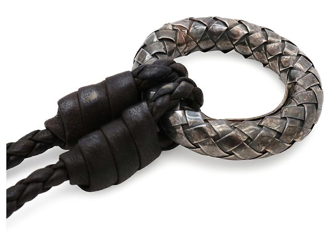 Pendente collana Bottega Veneta Intrecciato - vista 5