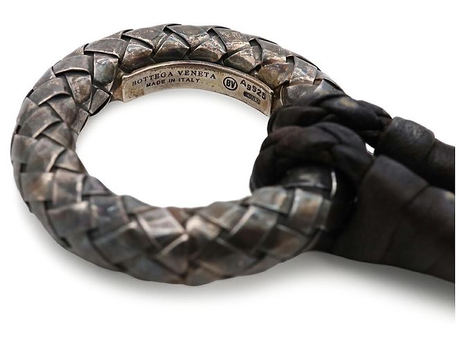 Pendente collana Bottega Veneta Intrecciato - vista 6