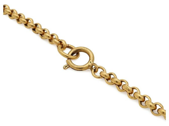 Collar de cadena Chanel Flower Coco Mark - vista 6