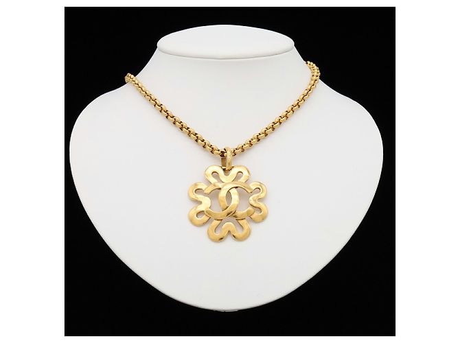 Collar de cadena Chanel Flower Coco Mark - vista 7