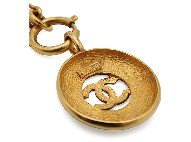 Collana a catena rotonda Chanel Coco Mark Medallion - vista 5