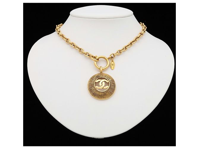 Collana a catena rotonda Chanel Coco Mark Medallion - vista 8