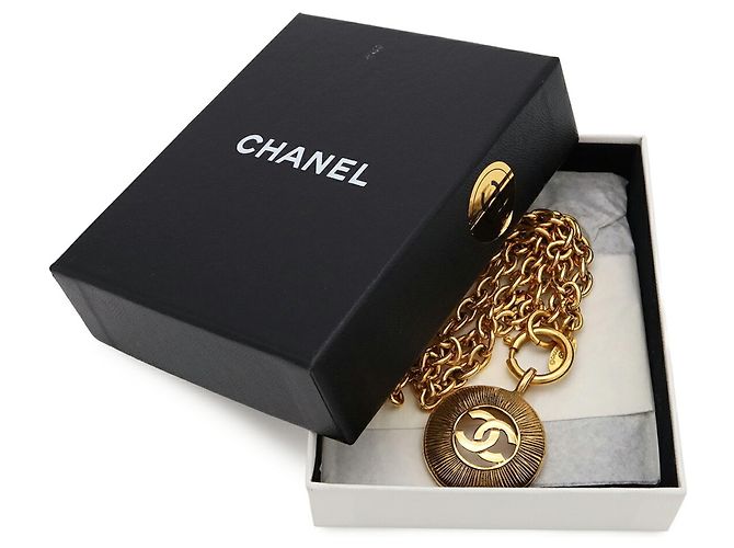 Collana a catena rotonda Chanel Coco Mark Medallion - vista 9