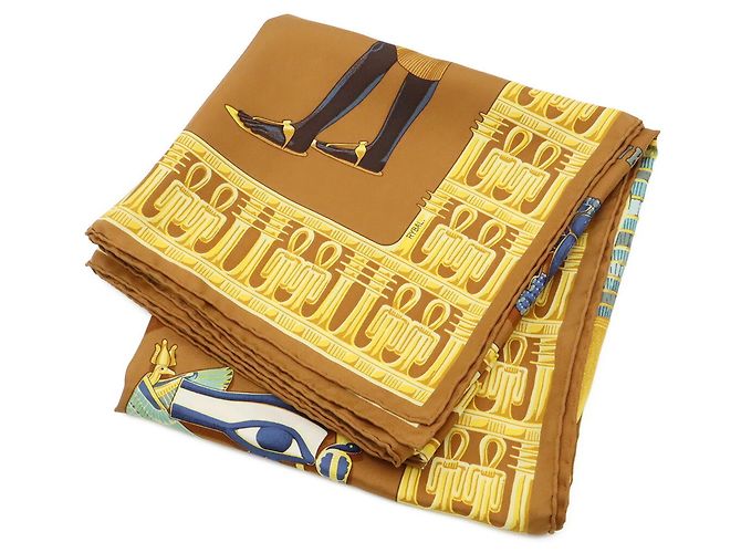Hermès HERMES Carre 90 Tutankhamun Design Schal - Ansicht 3