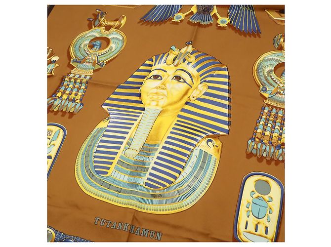 Hermès HERMES Carre 90 Tutankhamun Design Schal - Ansicht 5
