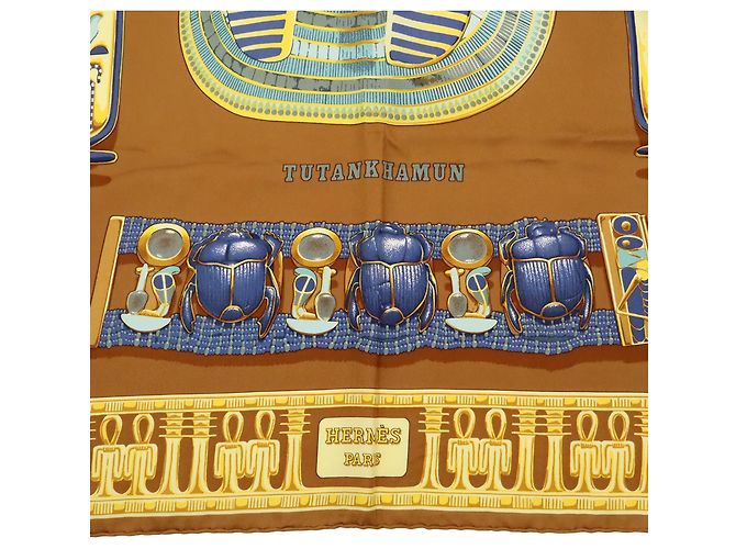 Hermès HERMES Carre 90 Tutankhamun Design Schal - Ansicht 6