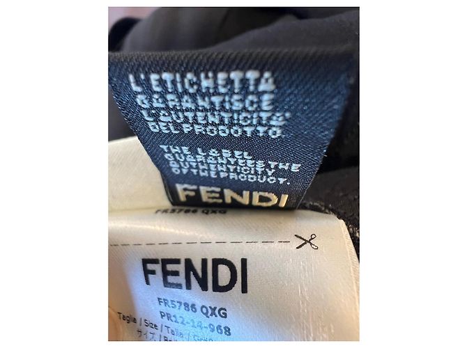 Fendi schwarze Hose aus Schurwolle - Ansicht 10