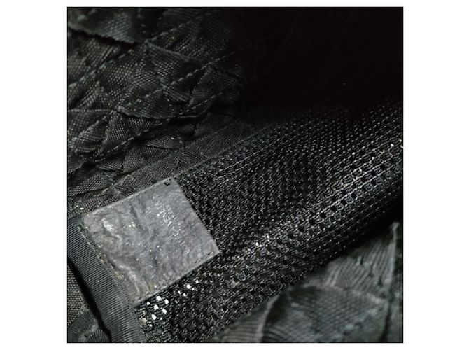 Borsa a tracolla Bottega Veneta in tela nera - vista 10