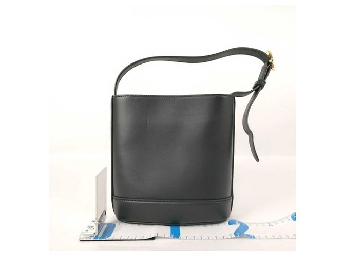 Borsa a tracolla GUCCI in pelle nera - vista 2