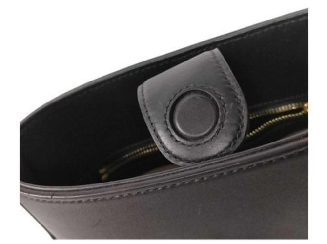 Borsa a tracolla GUCCI in pelle nera - vista 4