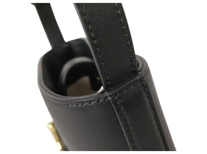 Borsa a tracolla GUCCI in pelle nera - vista 5