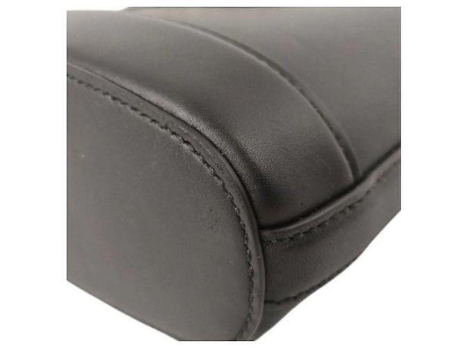 Borsa a tracolla GUCCI in pelle nera - vista 6