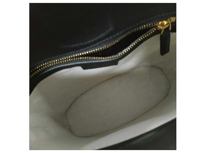 Borsa a tracolla GUCCI in pelle nera - vista 8