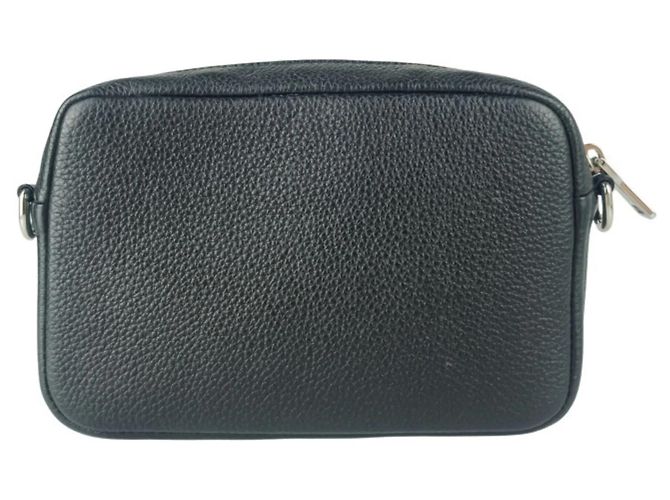 Bolsa de ombro Prada em couro preto - vista 4