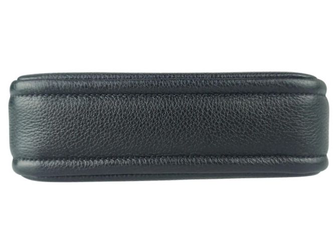 Bolsa de ombro Prada em couro preto - vista 5