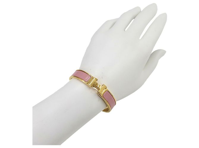 Hermès Clic H PM Armreif in Roségold - Ansicht 6