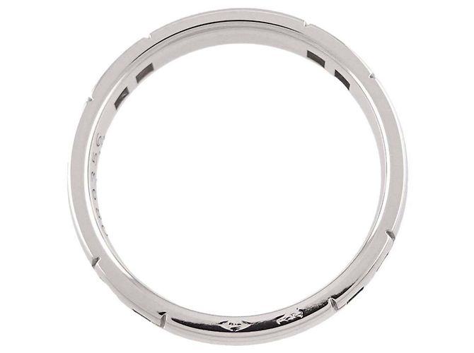 Ring Hermès Anel Faixa Hermes Ever Hercules em Ouro Branco 18K - vista 4