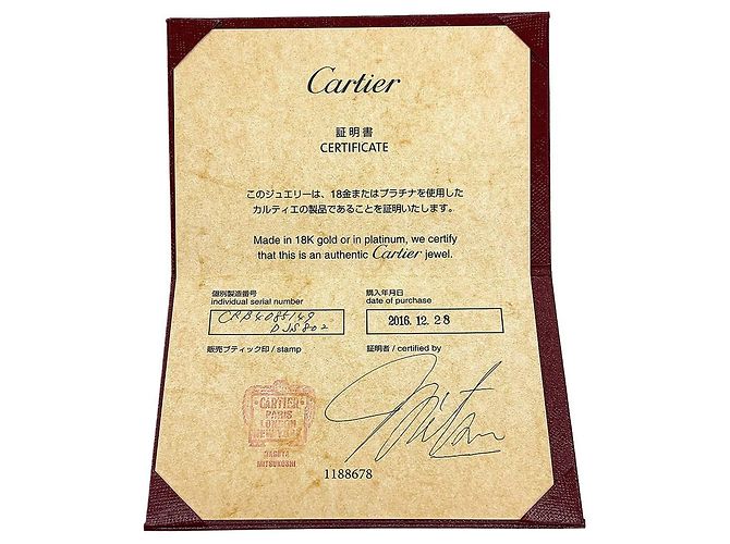 Anello Mini Love Cartier in oro bianco 18K - vista 8