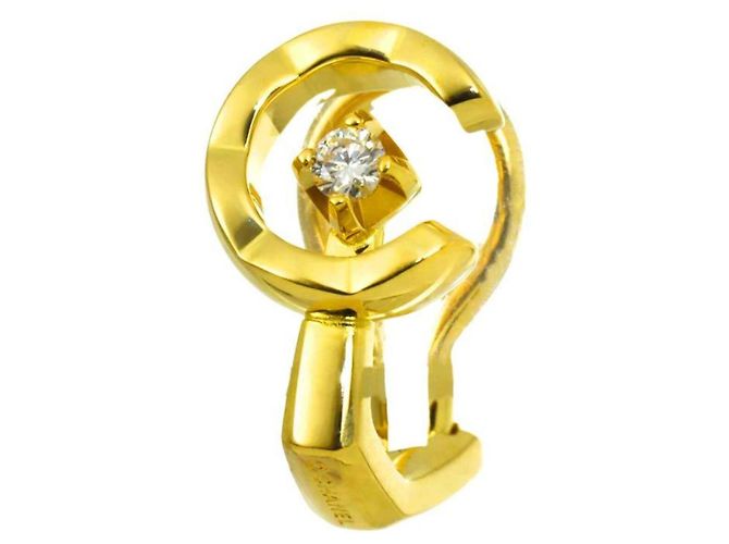 Brinco de pressão Chanel Coco Crush com diamantes - vista 2