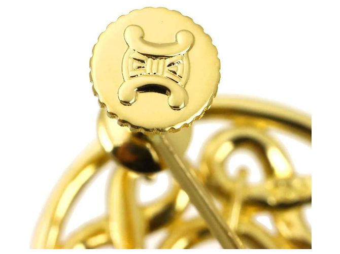 Céline Pendientes de clip Celine en oro amarillo 18K - vista 5