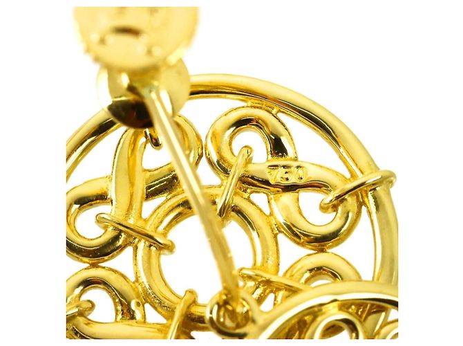 Céline Pendientes de clip Celine en oro amarillo 18K - vista 6