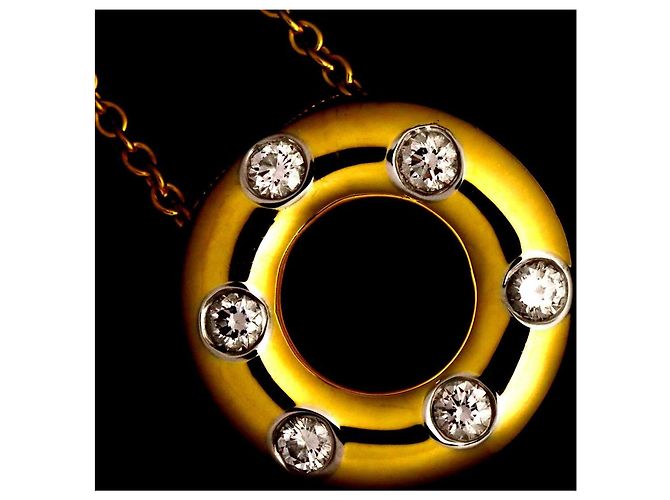 Autre Marque Collana Tiffany & Co. Dots Circle Diamond - vista 7