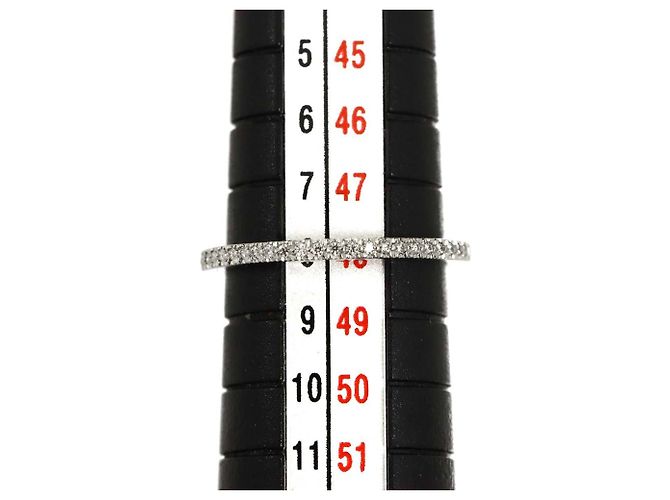 Autre Marque Tiffany & Co. Novo Half Diamond Ring aus Platin - Ansicht 6