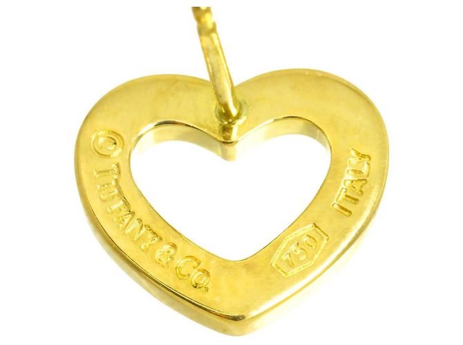Autre Marque Orecchini a cuore Tiffany & Co. in oro giallo 18K - vista 5