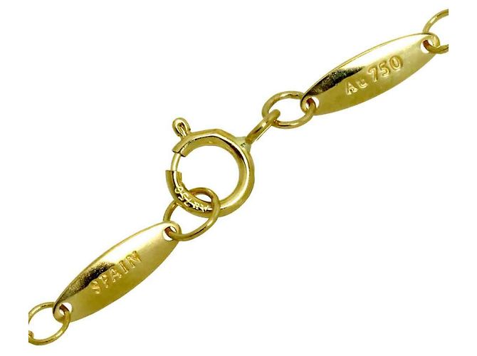 Autre Marque Collana Bean di Tiffany & Co. in oro giallo 18K - vista 4