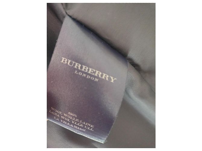 Abrigo de lana a cuadros Burberry - vista 10