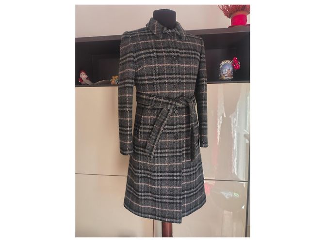 Abrigo de lana a cuadros Burberry - vista 2