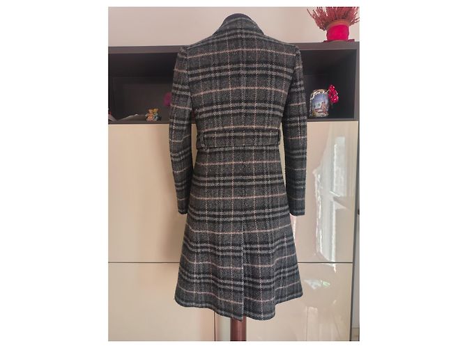 Abrigo de lana a cuadros Burberry - vista 3