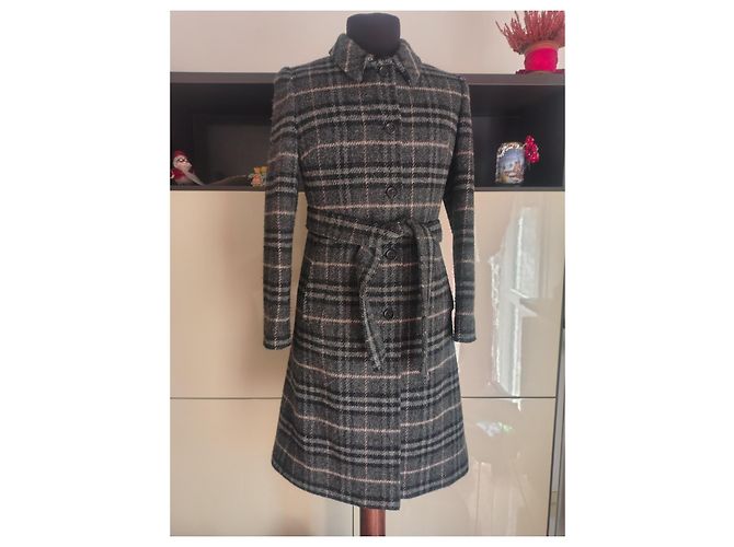 Abrigo de lana a cuadros Burberry - vista 5